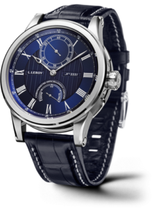 Automatic Deck Chronometer White Gold Blue