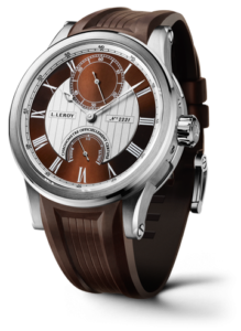 Automatic Deck Chronometer White Gold Brown-Silver