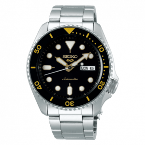 5 Sports Sports Style Stainless Steel / Black - Gold / Bracelet